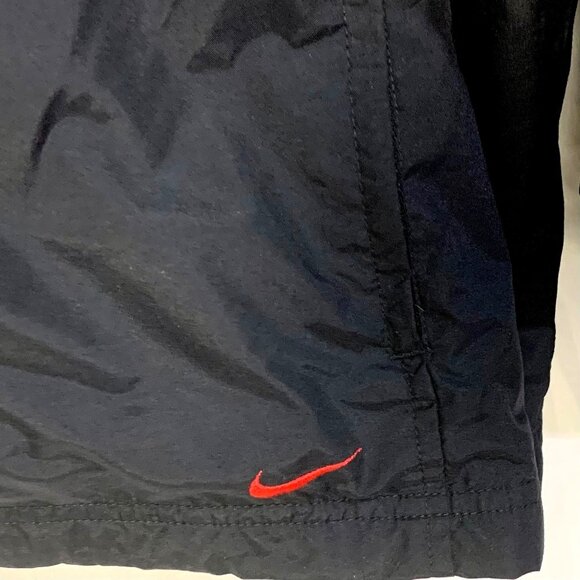 Vintage 90’s Nike Full Zip Windbreaker Jacket Men's 2XL Black White Y2K Swoosh - Picture 4 of 14